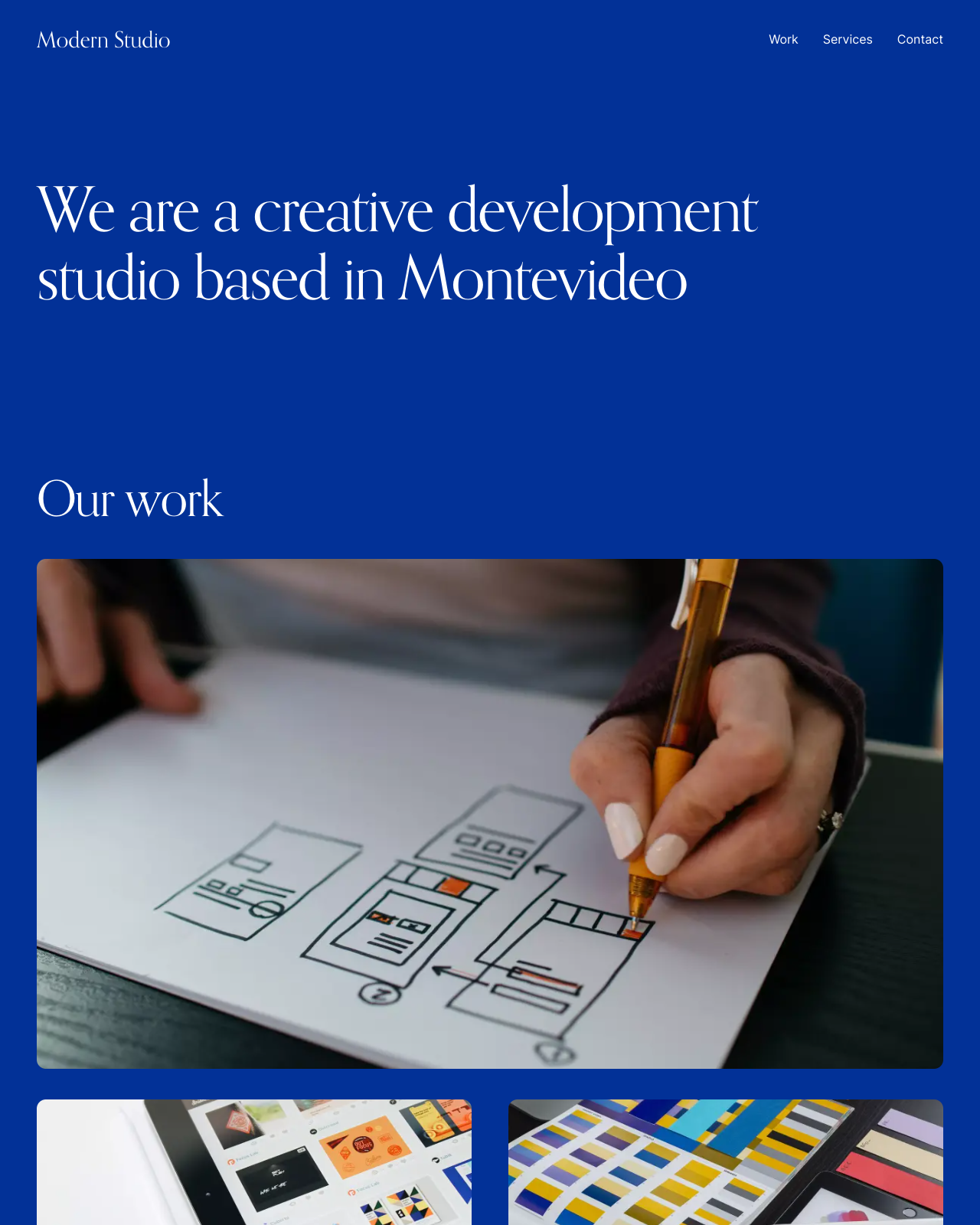 Modern Studio template